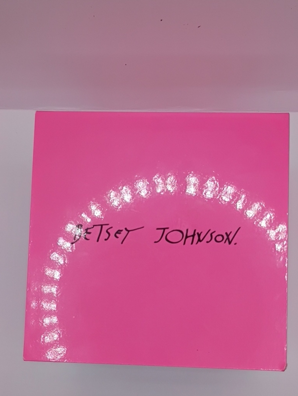 Betsey Johnson White Strap Watch with Pink Heart Face 🩷🤍 - Picture 9 of 16